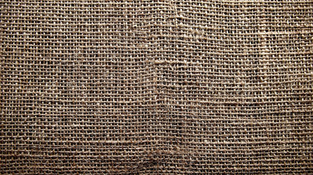 Burlap texture for background. Brown sackcloth background. Close up of burlap texture.の素材