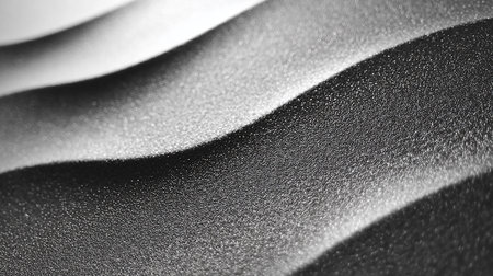 Abstract background of black and white wavy lines. Close-up.の素材