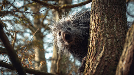 Himalayan porcupine (Himalayan porcupine)の素材