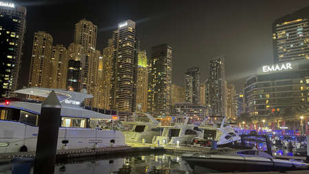 Dubai marina skyline