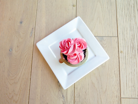 Beautiful Colorful Cup Cakeの写真素材
