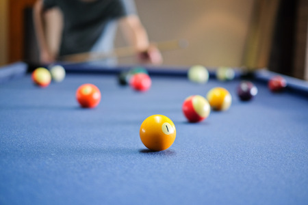 Snooker ball on snooker table,  game on  table, International sportの写真素材