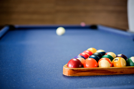 Snooker ball on snooker table,  game on  table, International sport