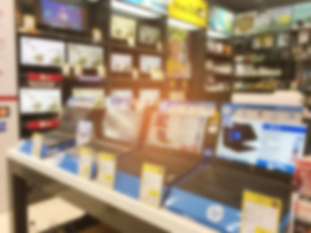 blur storeの写真素材