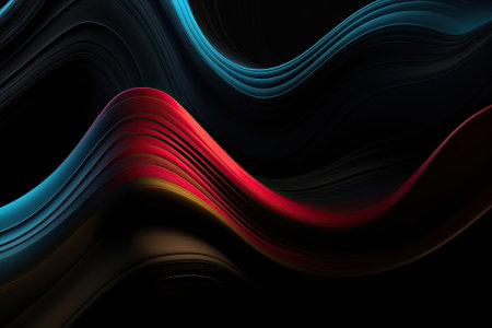 smooth gradient black backgroundの素材