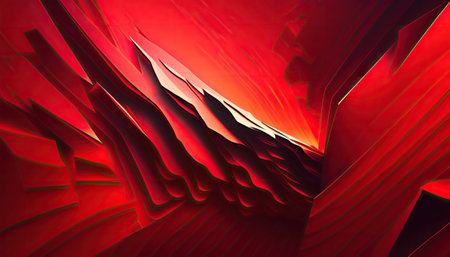 smooth red background, abstract wallpaper, vector illustration, Made by AI,Artificial intelligenceの素材