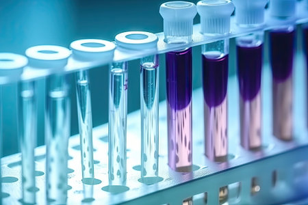 Laboratory pipette, science research concept,  test tubeの素材