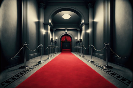 red carpet, cinema, Made by AI,Artificial intelligenceの素材