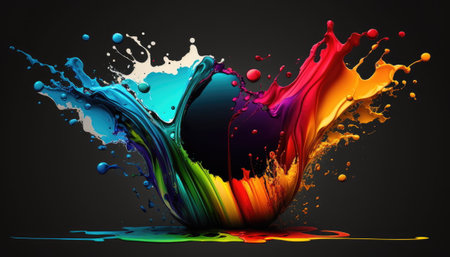water color, Abstract background , Made by AI,Artificial intelligenceの素材