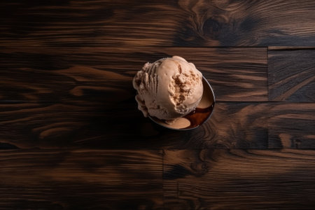 ice cream on the table, dessertの素材