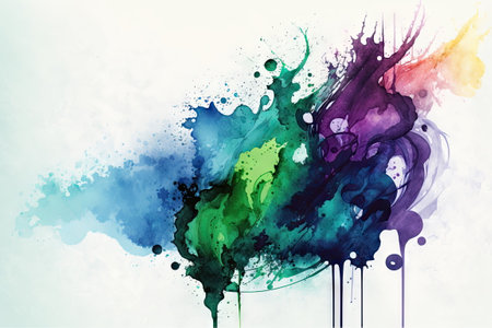 water color, Abstract background , Made by AI,Artificial intelligenceの素材