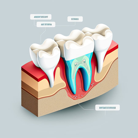 infographics dental bridge used to cover a missing tooth, dental problems , vector illustration, Made by AI,Artificial intelligenceの素材