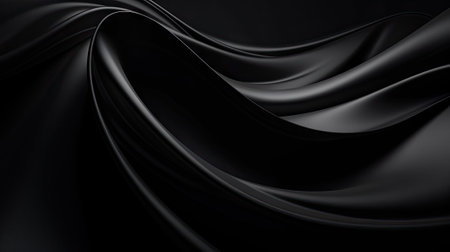 abstract smooth black background, closeup texture of black colorの素材