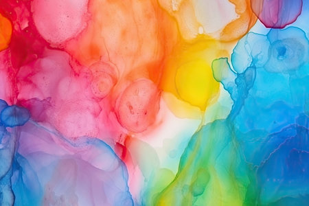 abstract of water color, colorful backgroundの素材