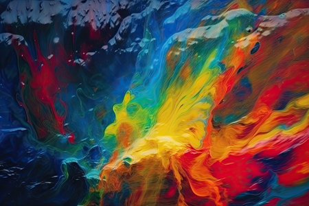 abstract of oil color, colorful backgroundの素材