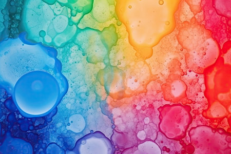 abstract of water color, colorful backgroundの素材
