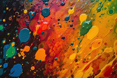abstract of oil color, colorful backgroundの素材