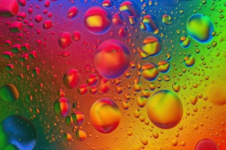 abstract of oil color, colorful backgroundの素材