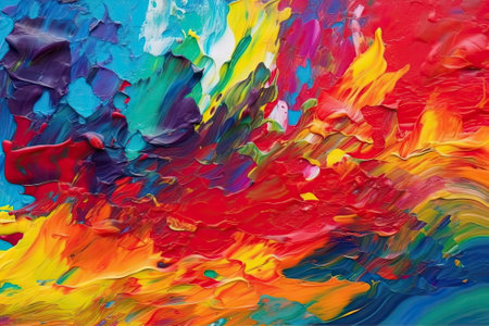 abstract of oil color, colorful backgroundの素材