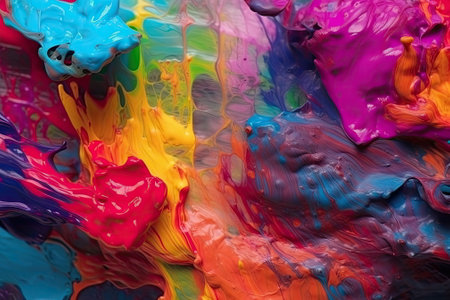 abstract of oil color, colorful backgroundの素材