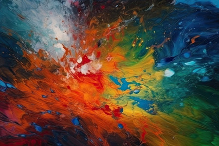 abstract of oil color, colorful backgroundの素材