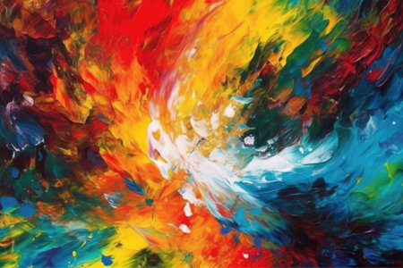 abstract of oil color, colorful backgroundの素材