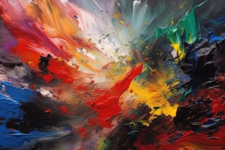 abstract of oil color, colorful backgroundの素材