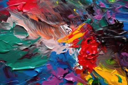 abstract of oil color, colorful backgroundの素材
