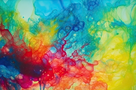 abstract of water color, colorful backgroundの素材