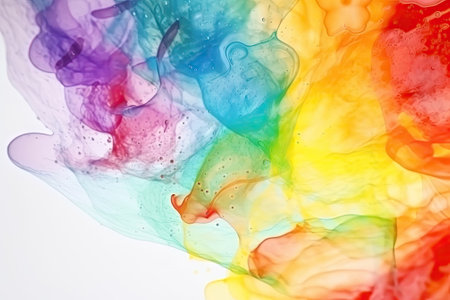 abstract of water color, colorful backgroundの素材