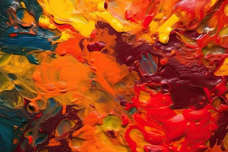abstract of oil color, colorful backgroundの素材