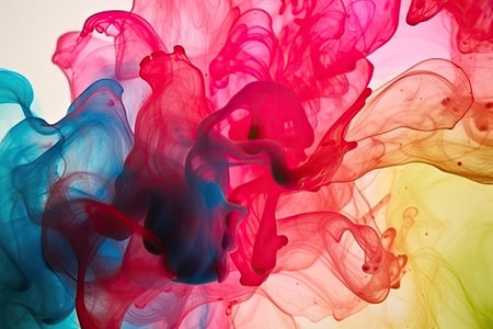abstract of water color, colorful backgroundの素材