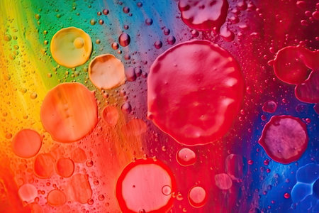 abstract of water color, colorful backgroundの素材