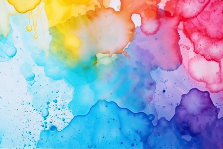 abstract of water color, colorful backgroundの素材