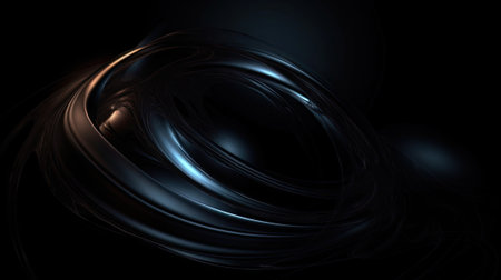 abstract smooth black background, closeup texture of black colorの素材