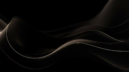 abstract smooth black background, closeup texture of black colorの素材