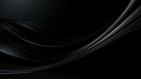 abstract smooth black background, closeup texture of black colorの素材