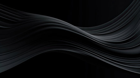 abstract smooth black background, closeup texture of black colorの素材