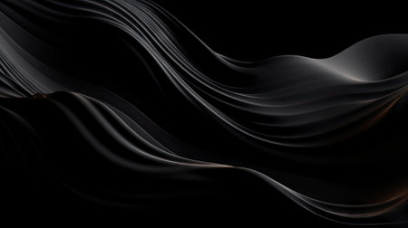 abstract smooth black background, closeup texture of black colorの素材