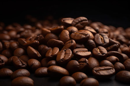 coffee beans backgroundの素材
