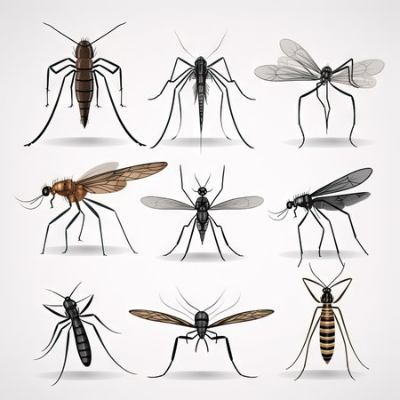 closeup Mosquitoesの素材