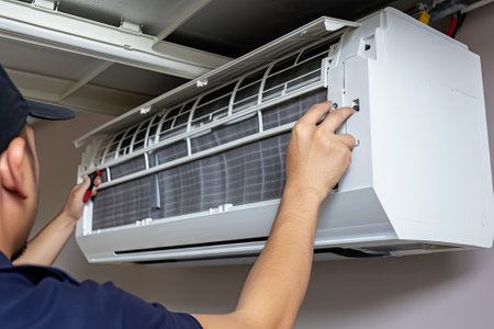 technician repair air conditionerの素材