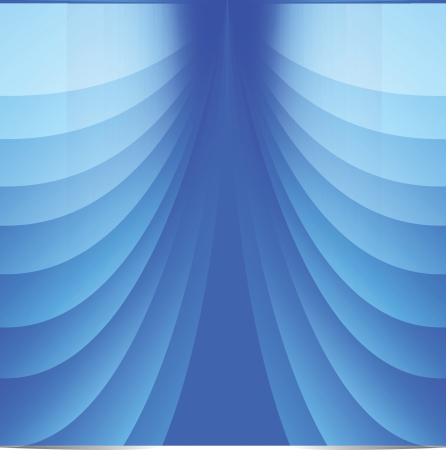 blue abstract line background  with glowing blue and white light, shape like doorのイラスト素材