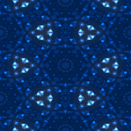 blue heart bokeh Abstract seamless colorful wallpaper backgroundの写真素材