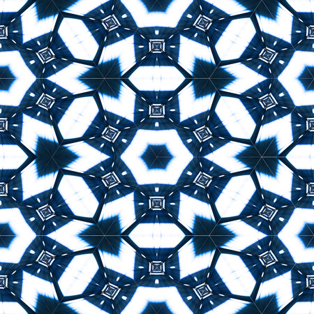 Abstract seamless colorful wallpaper texture background blue neon light like flower