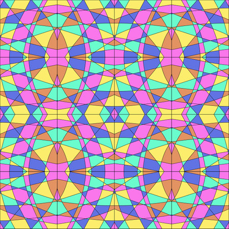 saemless colorful doodle art backgroundのイラスト素材