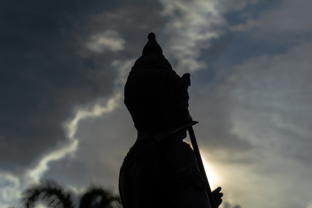 Statue of Vishnu Bronzeの写真素材
