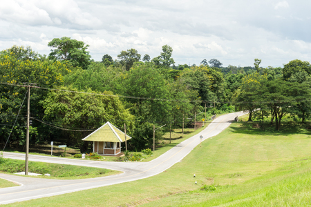Roads in Thailand, the day the sky was brightの写真素材