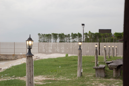 Beach lampの写真素材