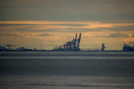 Sea-going cargo ship